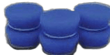 1.375" x .75" Dark Blue Foam Grip Pad