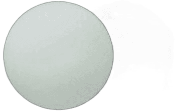 5" x 1" Euro White Foam Pad