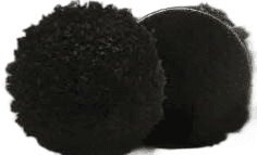 Uro-Fiber Finisher Solid Black 3" (2 pack)